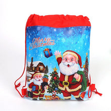 Load image into Gallery viewer, 120pcs Christmas Gift Candy Bag Santa Claus Drawstring Bag Backpack Kids New Year Stockings Gifts Holders Bag Xmas Party