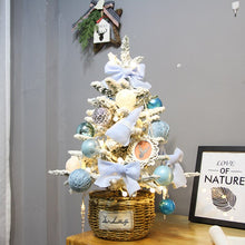 Load image into Gallery viewer, Butterfly Christmas Table Top Small Christmas Tree Glowing Ornaments Shopping Mall Counter Mini Handmade European Tree Ornaments