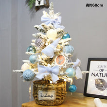 Load image into Gallery viewer, Butterfly Christmas Table Top Small Christmas Tree Glowing Ornaments Shopping Mall Counter Mini Handmade European Tree Ornaments