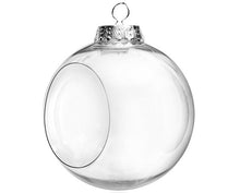 Load image into Gallery viewer, Free Shipping DIY Paintable/Shatterproof Clear Christmas Decoration, Opening Window Plastic Ball/Ornament, 100/Pack