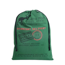 Load image into Gallery viewer, Wholesale Christmas gift bags 50pcs/lot 100% cotton 50*70cm Canvas Santa Sack elk Santa Claus Drawstring Large Rope storage bags