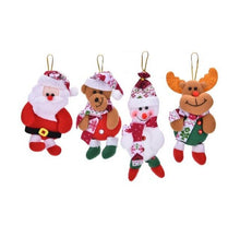 Load image into Gallery viewer, Santa Claus Snowman Bear Elk 4 Styles Exclusive Super Cute Christmas Decoration Tree Decorations Festival Toy Wholesale