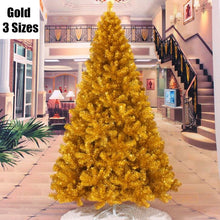 Load image into Gallery viewer, 4 Sizes Santa Claus Tree PVC Material Gold Christmas Tree XMAS Party Decoration Christmas Tree MCC252-257