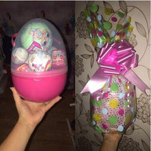 Load image into Gallery viewer, 4pcs 18*25cm Huge Plastic Easter Egg Gift Egg plastic candy boxes Baby Shower Christmas Decoration Box