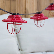 Load image into Gallery viewer, Retro Red LampShade Big Ball Globe Festoon Led String Light 3M Outdoor Garden Patio Fairy Garland Party Christmas Holiday Light