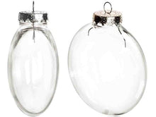 Load image into Gallery viewer, Free Shipping DIY Paintable/Shatterproof Clear Christmas Ball,  Silver Cap Plastic Disc Ornament, 100/Pack