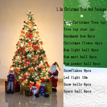 Load image into Gallery viewer, 2.1 m luxury Christmas tree package with decoration 1.5/1.8/2.4/3 m Christmas New Year decorations
