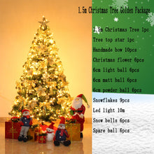 Load image into Gallery viewer, 2.1 m luxury Christmas tree package with decoration 1.5/1.8/2.4/3 m Christmas New Year decorations