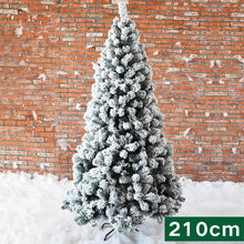 Load image into Gallery viewer, 240CM Christmas Artificial Fake Tree White Cedar Snowflake Trees Snow Flocking Tree New Year Decorations For Home Holiday Mall