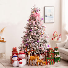 Load image into Gallery viewer, 1.2/1.5/1.8/2.1M Led Christmas Artificial Tree Hanging Ornaments Glow Snowflake Fake Trees New Year Decoration For Home Navidad