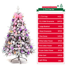 Load image into Gallery viewer, 1.2/1.5/1.8/2.1M Led Christmas Artificial Tree Hanging Ornaments Glow Snowflake Fake Trees New Year Decoration For Home Navidad