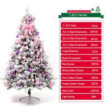 Load image into Gallery viewer, 1.2/1.5/1.8/2.1M Led Christmas Artificial Tree Hanging Ornaments Glow Snowflake Fake Trees New Year Decoration For Home Navidad